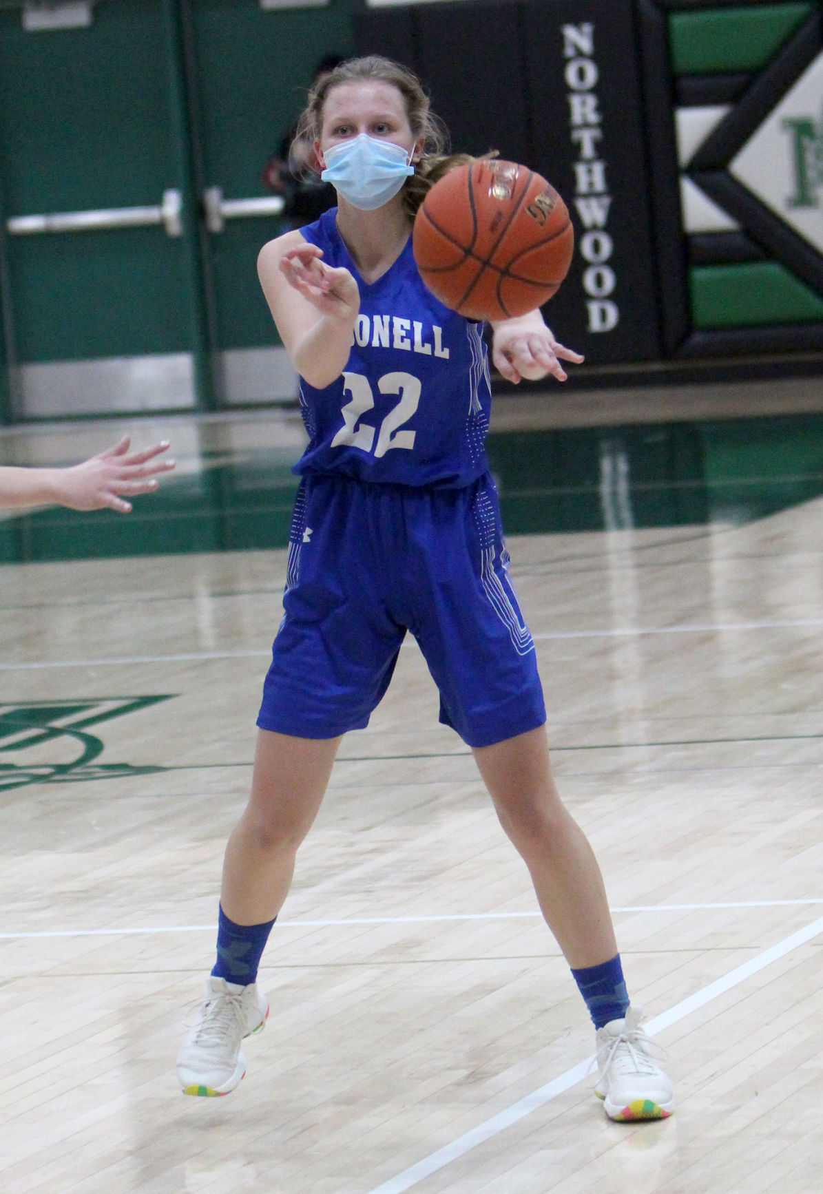 McDonell girls basketball at Northwood 2-18-21